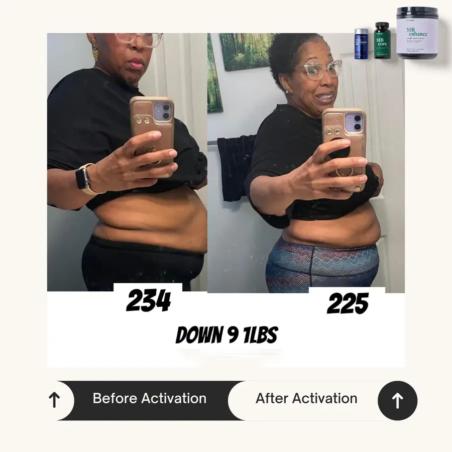 Customer before and after photo