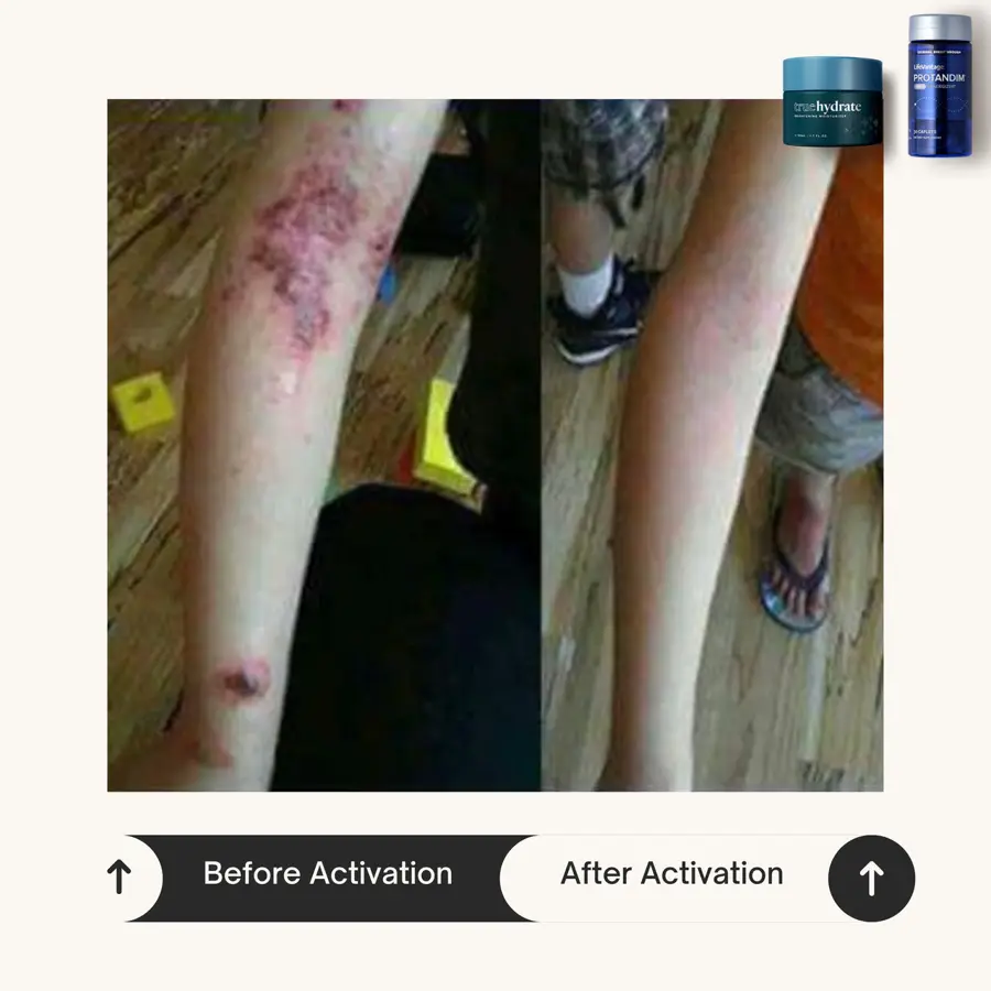 Customer before and after photo